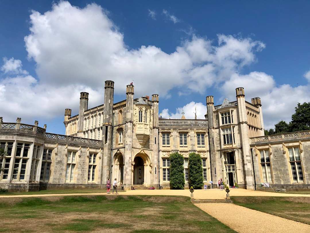 Highcliffe Castle on a sunny day, Christchurch, England, UK