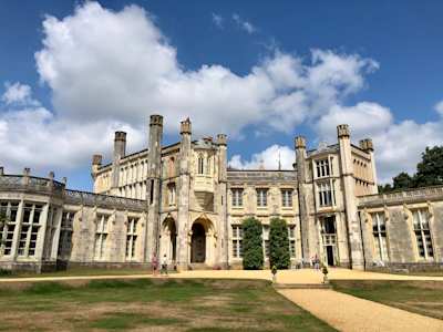 Highcliffe Castle on a sunny day, Christchurch, England, UK