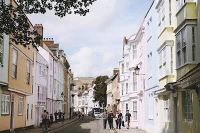 A street in Oxford, England, UK
