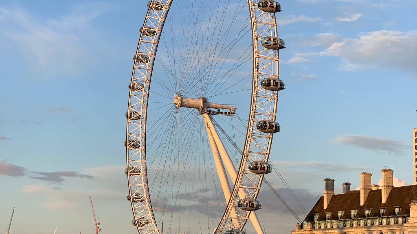 The London Eye over the River Thames, London