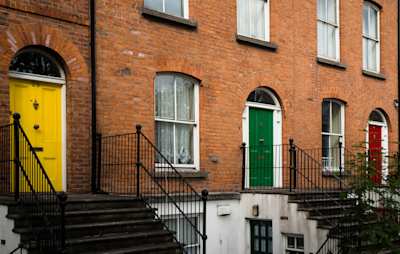 Typical Georgian Streets of Dublin
