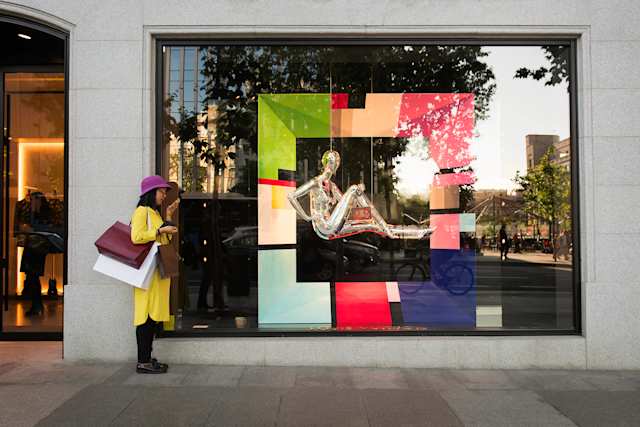 Designer storefront in Salamanca, Madrid