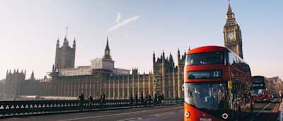 View of the Big Ben from Westminster Bridge
