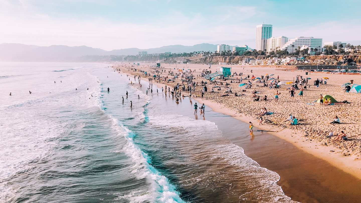 Santa Monica Beach, Los Angeles, California