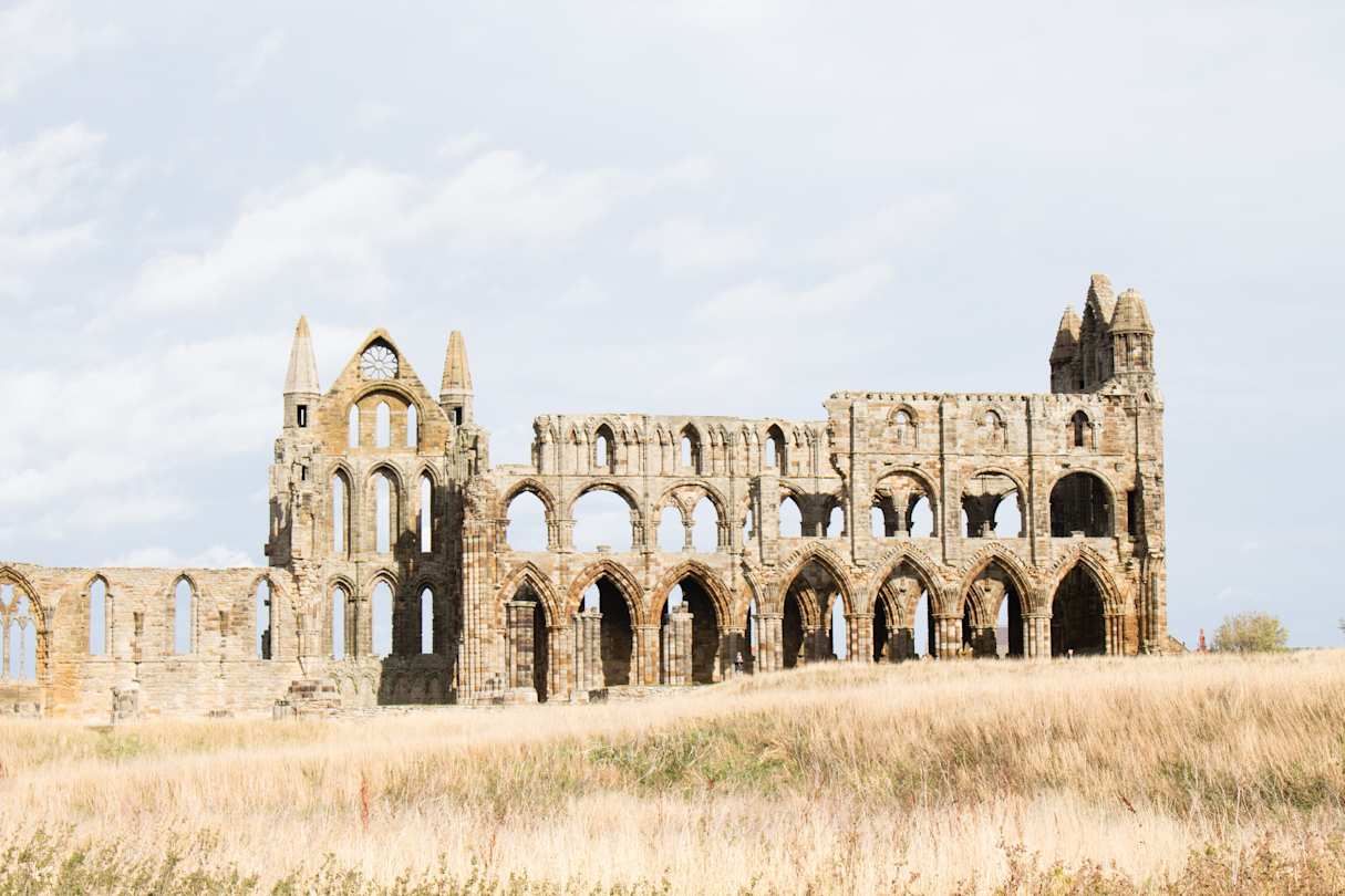 Whitby Abbey Ruins, Yorkshire, England, UK