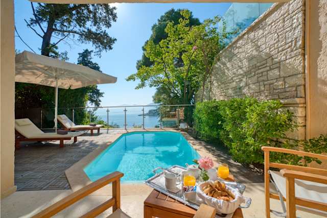 Homeric Galley, Plum Guide home in Corfu, Greece