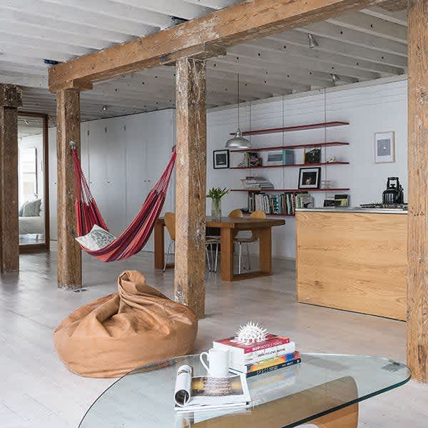 Living room inside Swing apartment