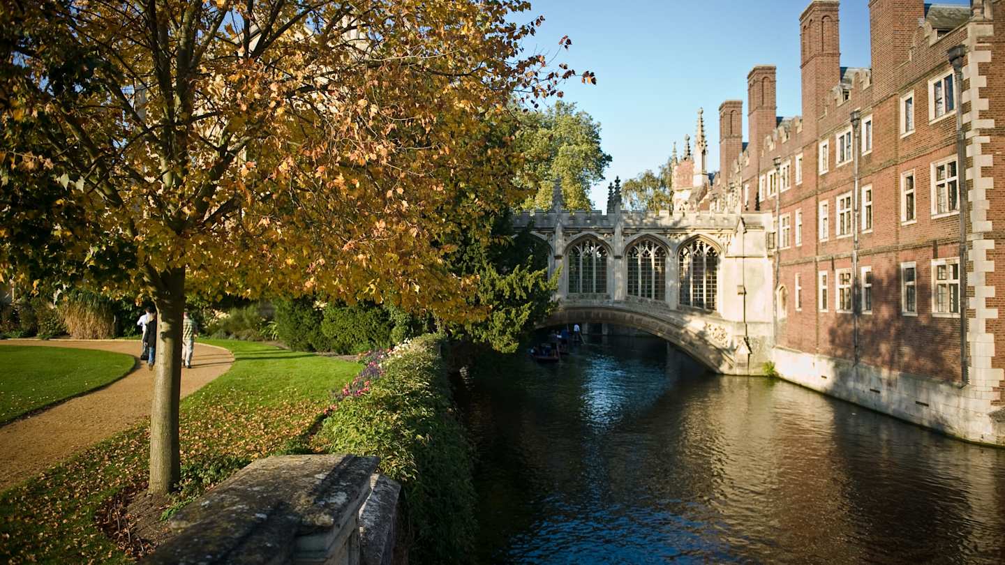 Canal in Cambridge, UK