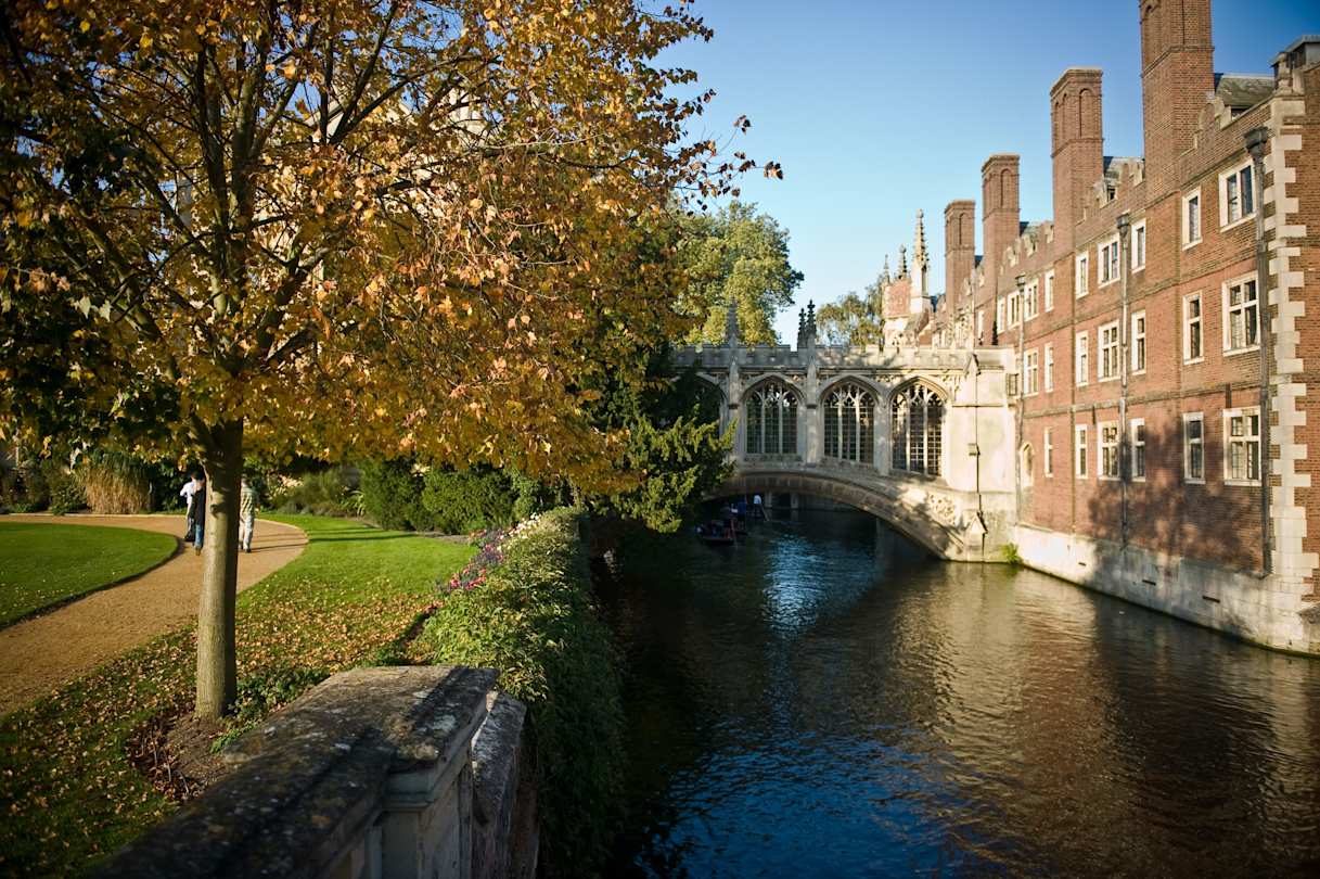 Canal in Cambridge, UK