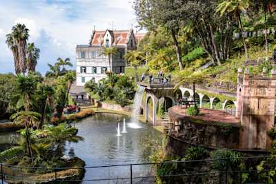 Fountain in Monte Palace Tropical Garden, Funchal, Madeira