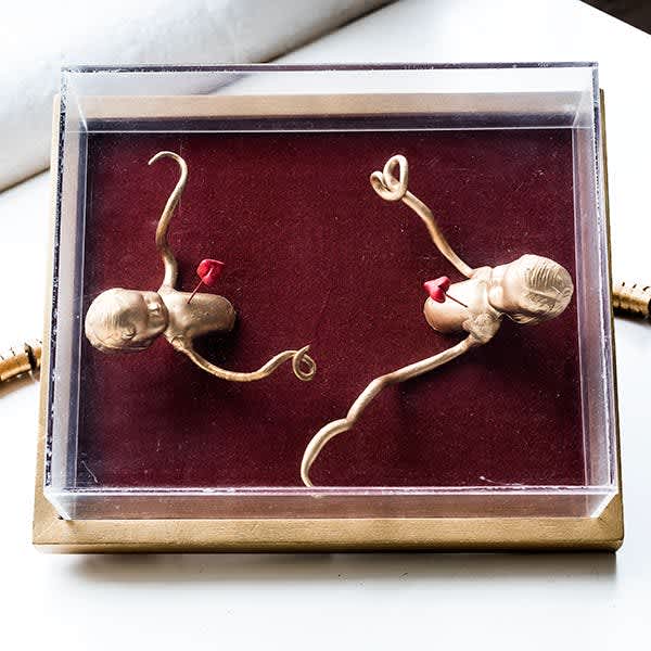 Unique artpieces inside the The King of Shoreditch, Plum Guide home