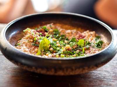 Bowl of hummus
