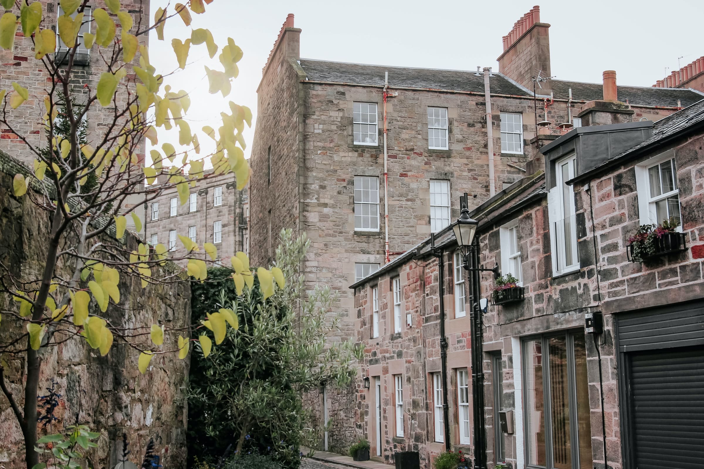 Tranquil streets of Edinburgh