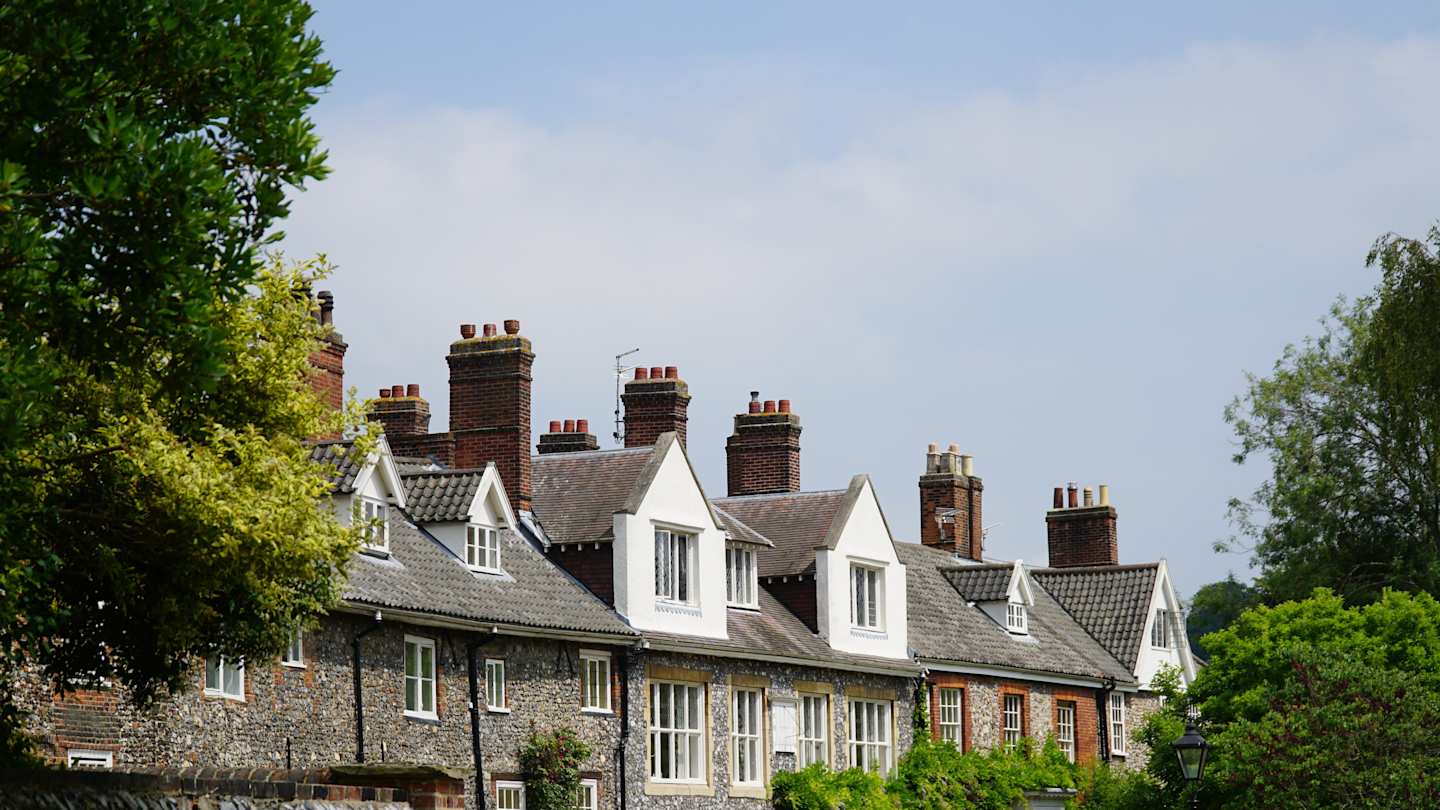 A street in Norwich, England, UK
