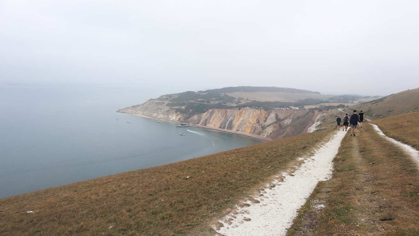 Coastal Path on the Isle of Wight, UK