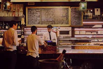 Milan restaurant interior