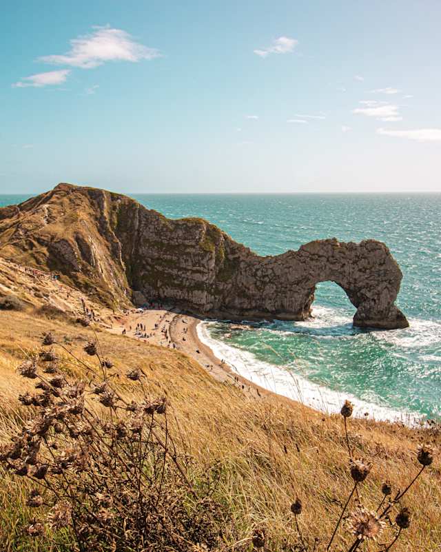 Durdle door in Dorset, UK