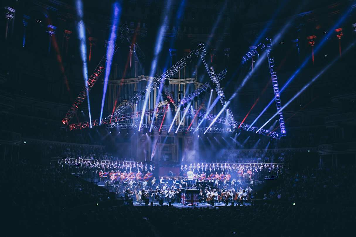 Concert at Royal Albert Hall, London