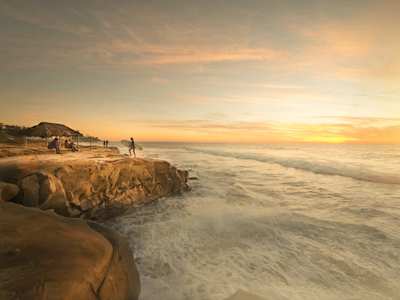 San Diego at sunset