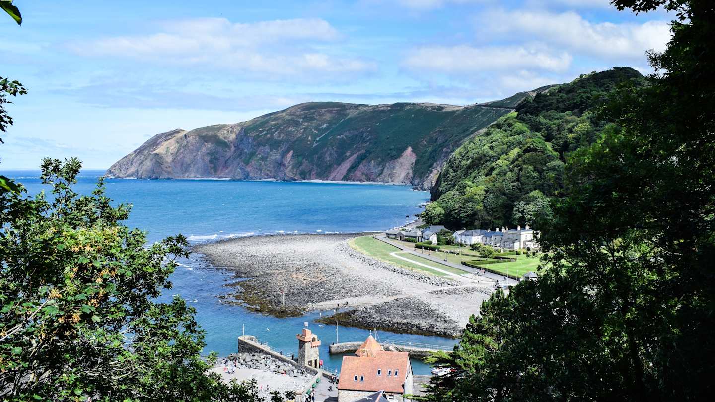 Devon coastline, England