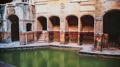 Roman baths in Bath, England
