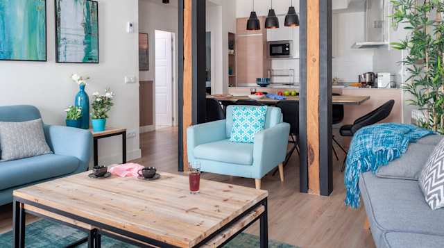 True Turquoise, Plum Guide home in Gran Vía, Madrid