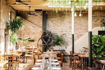 Interior of Casa do Frango restaurant, London Bridge, London