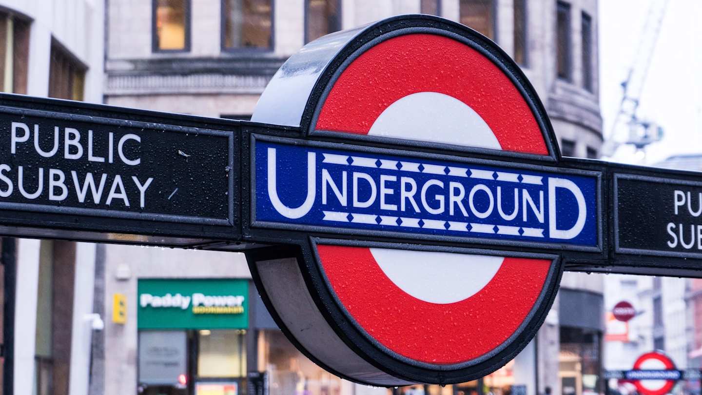 London underground sign in Victoria London