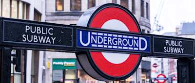 London underground sign in Victoria London