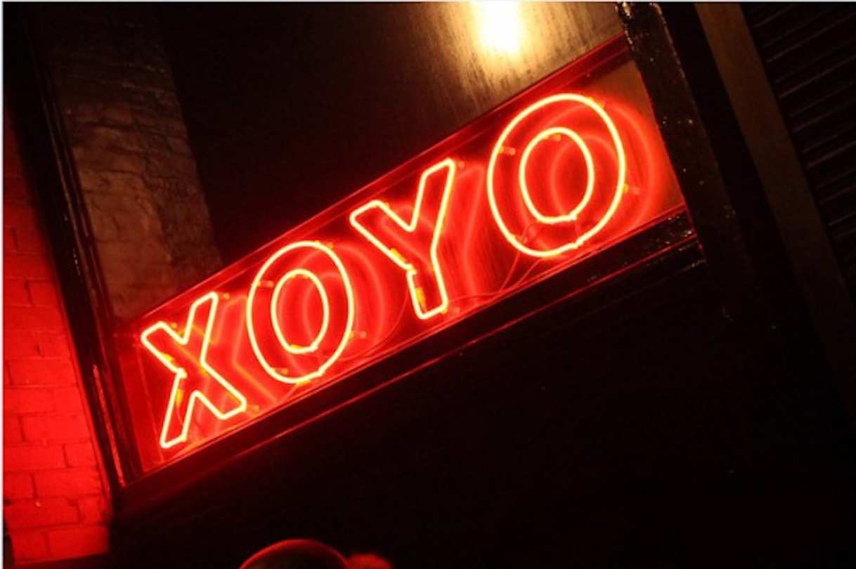 XOYO club's neon sign, London