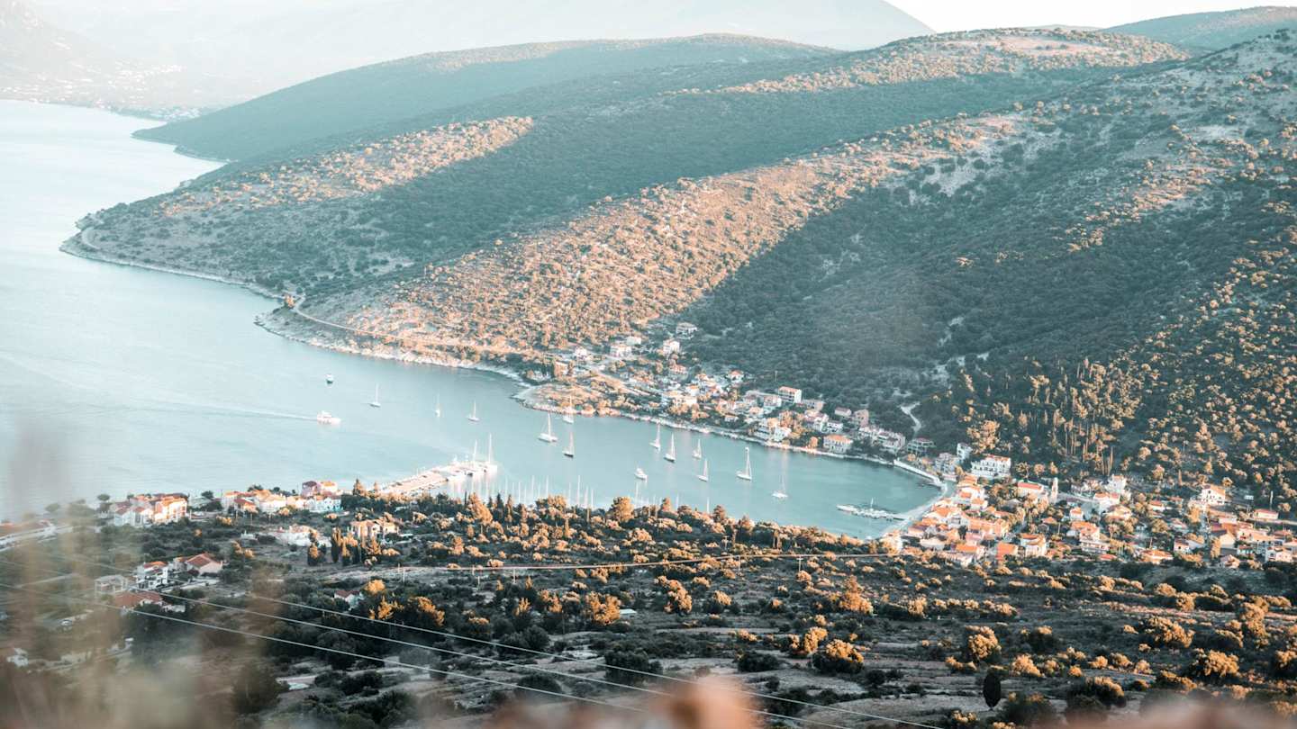 Mountain View of Agia Effimia, Kefalonia, Greece