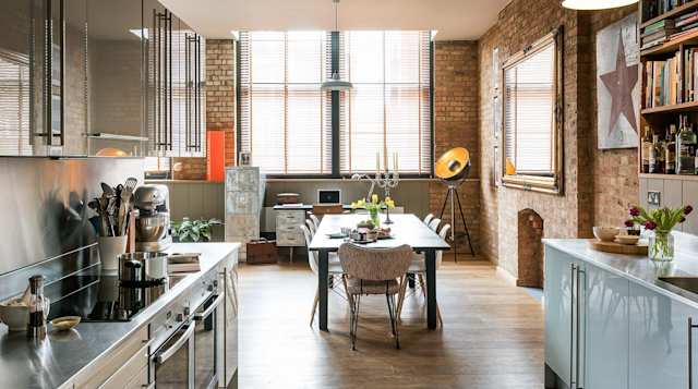 industrial kitchen area warehouse