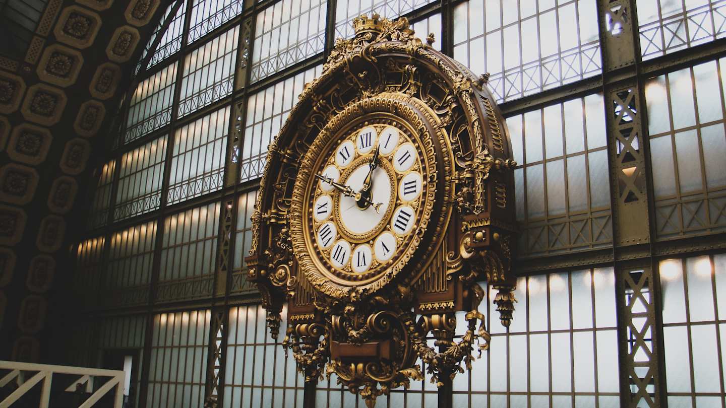 Clock in Musée d'Orsay, Paris