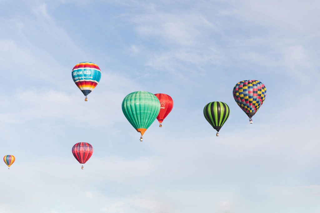 Hot air balloons