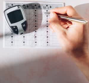 A glucometer device