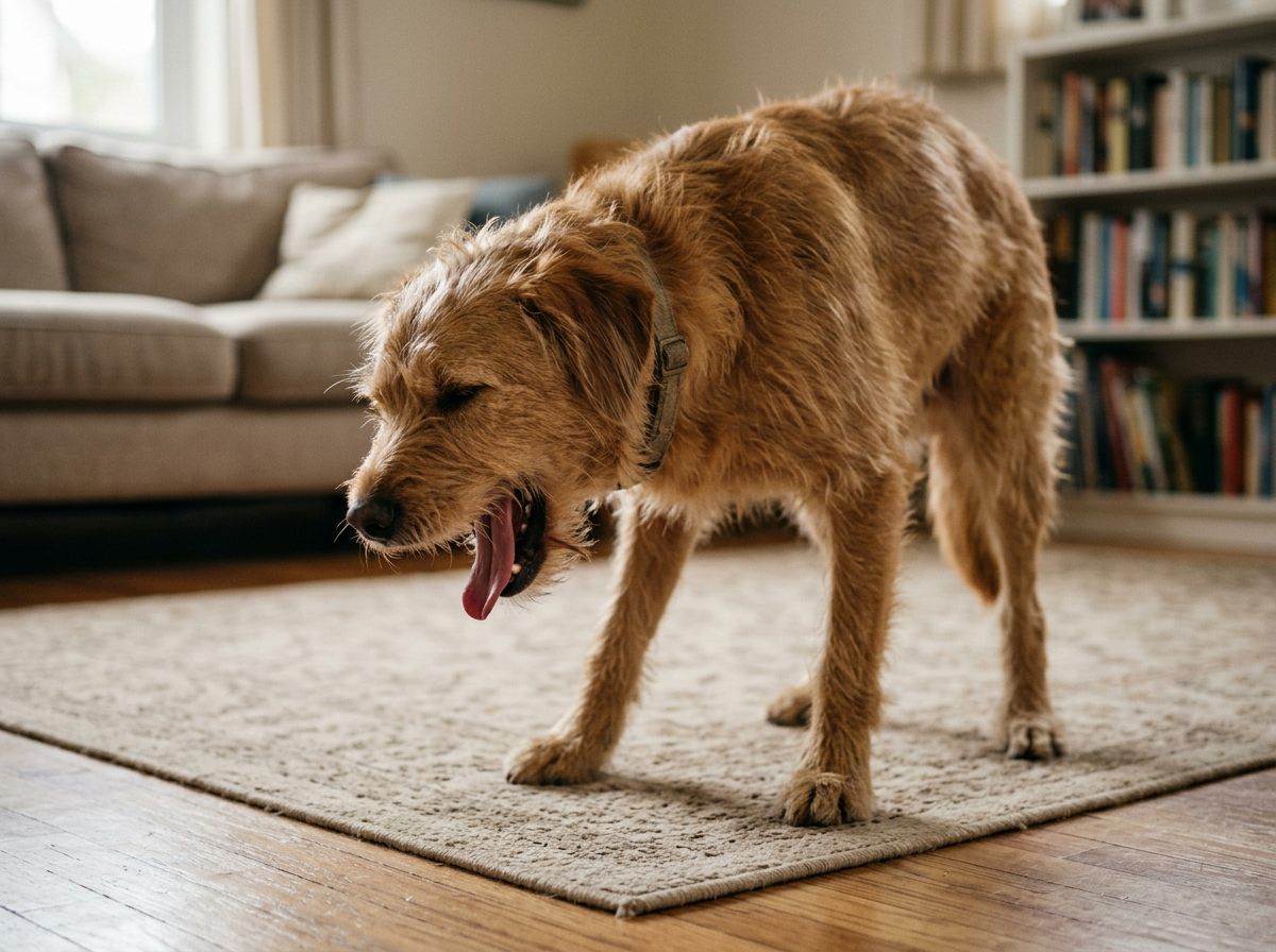 Kennel cough produces a dry, hacking or honking cough