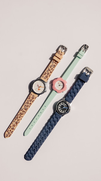s.Oliver Orologio Analogico Quarzo Bambina con Cinturino in Silicone SO -3925-PQ