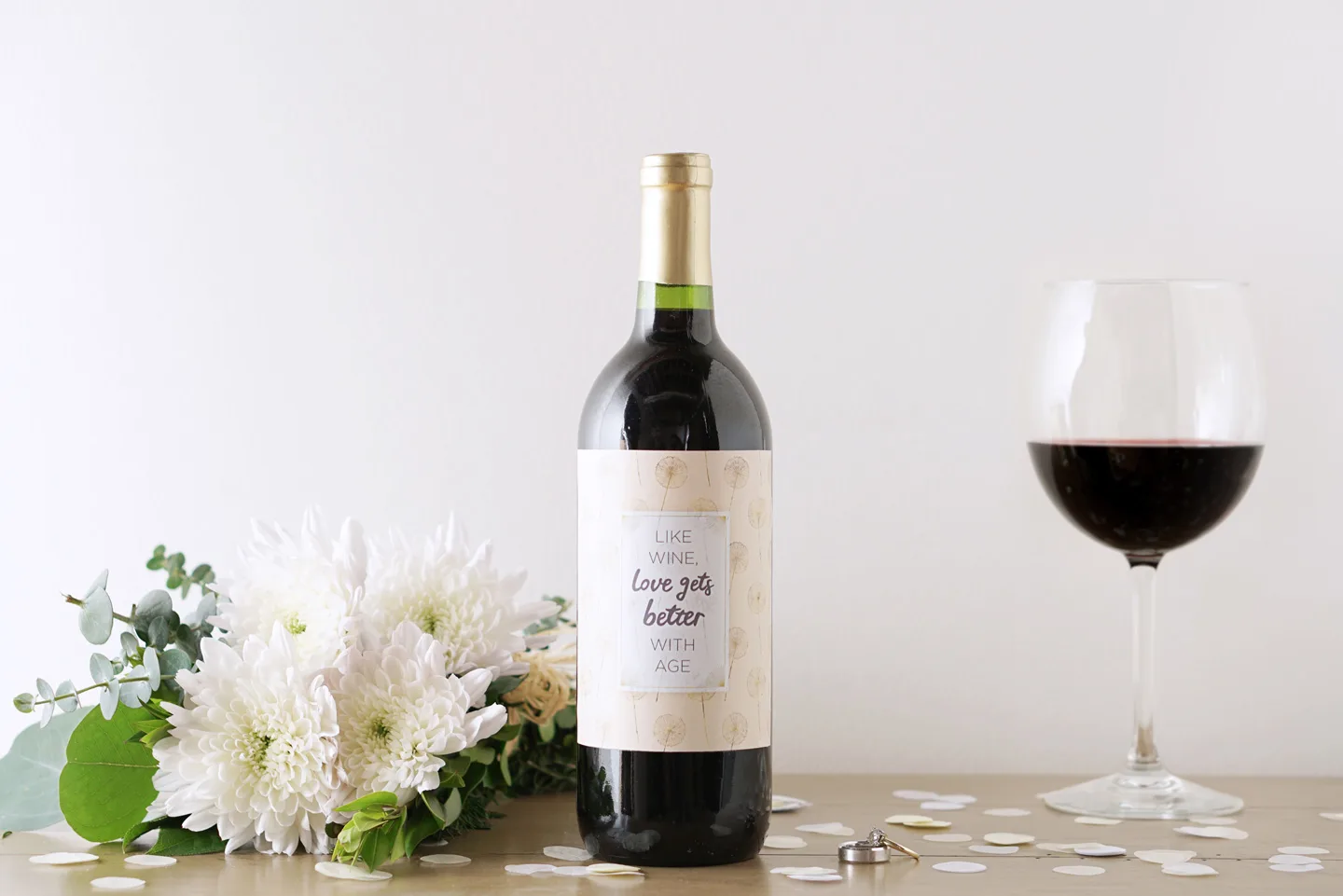 6 Printable Wine Bottle Labels for Special Occasions