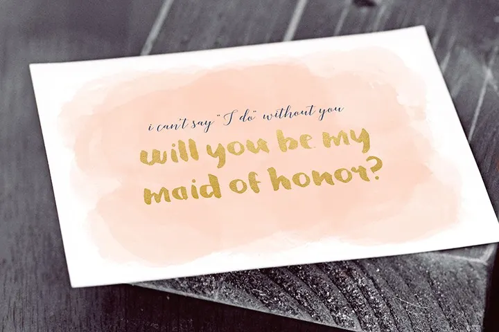 6 Ways to Ask “Will You Be My Bridesmaid?” + Printables