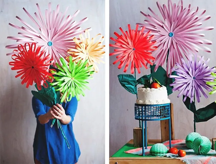 paper-flower-tabletop-display