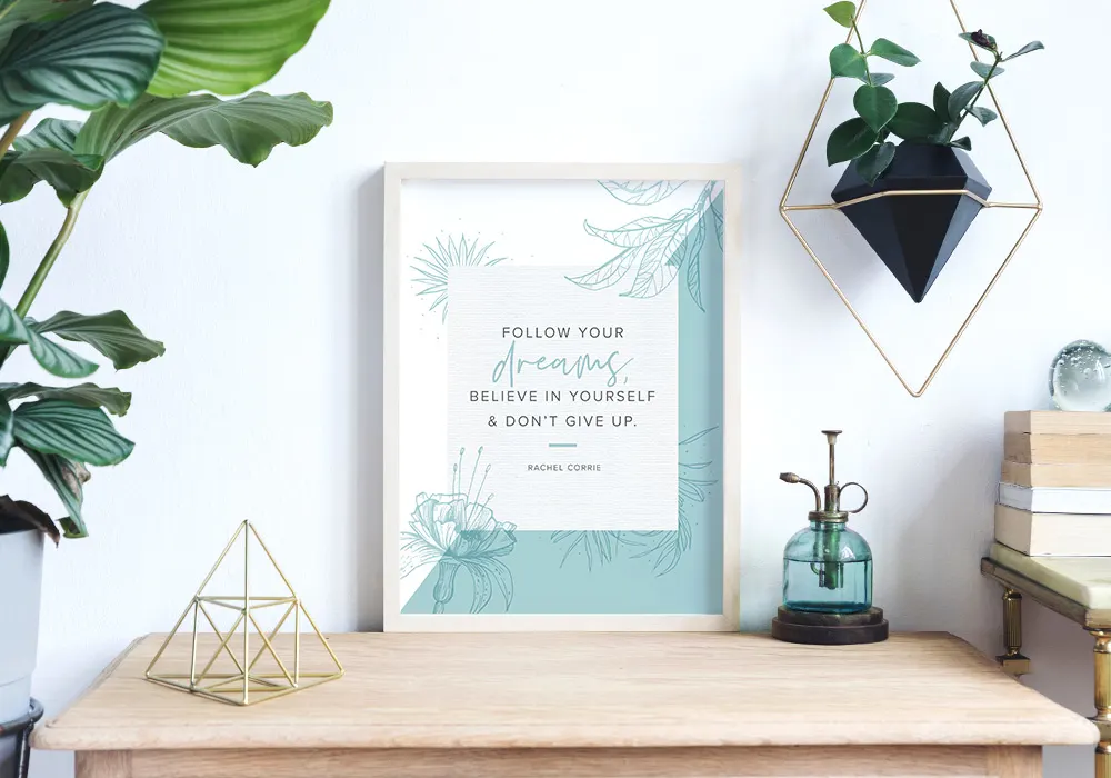 52 Inspirational Words and Quotes to Create a Better Mindset + Floral ...