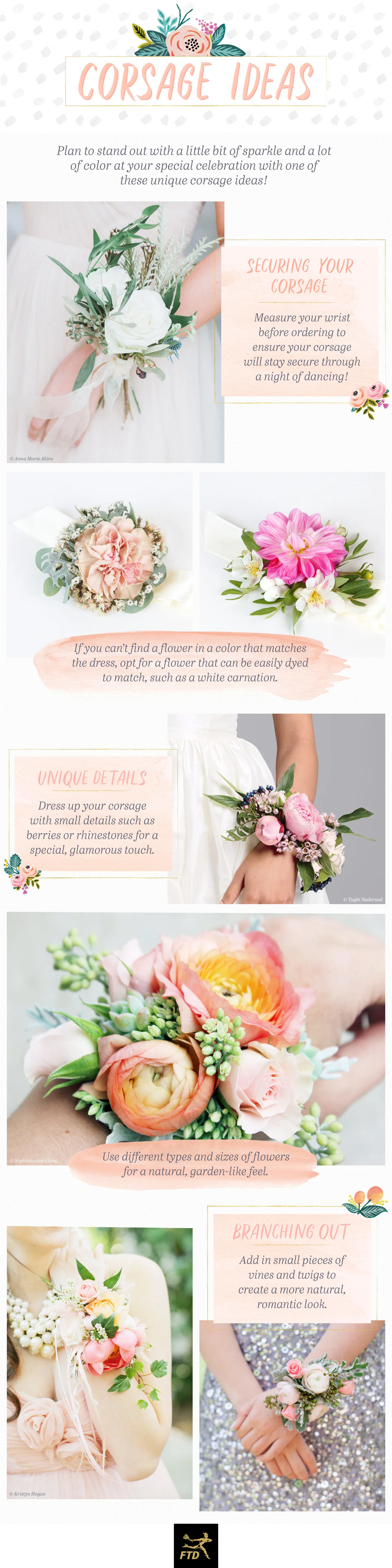 16 Boutonniere and Corsage Ideas