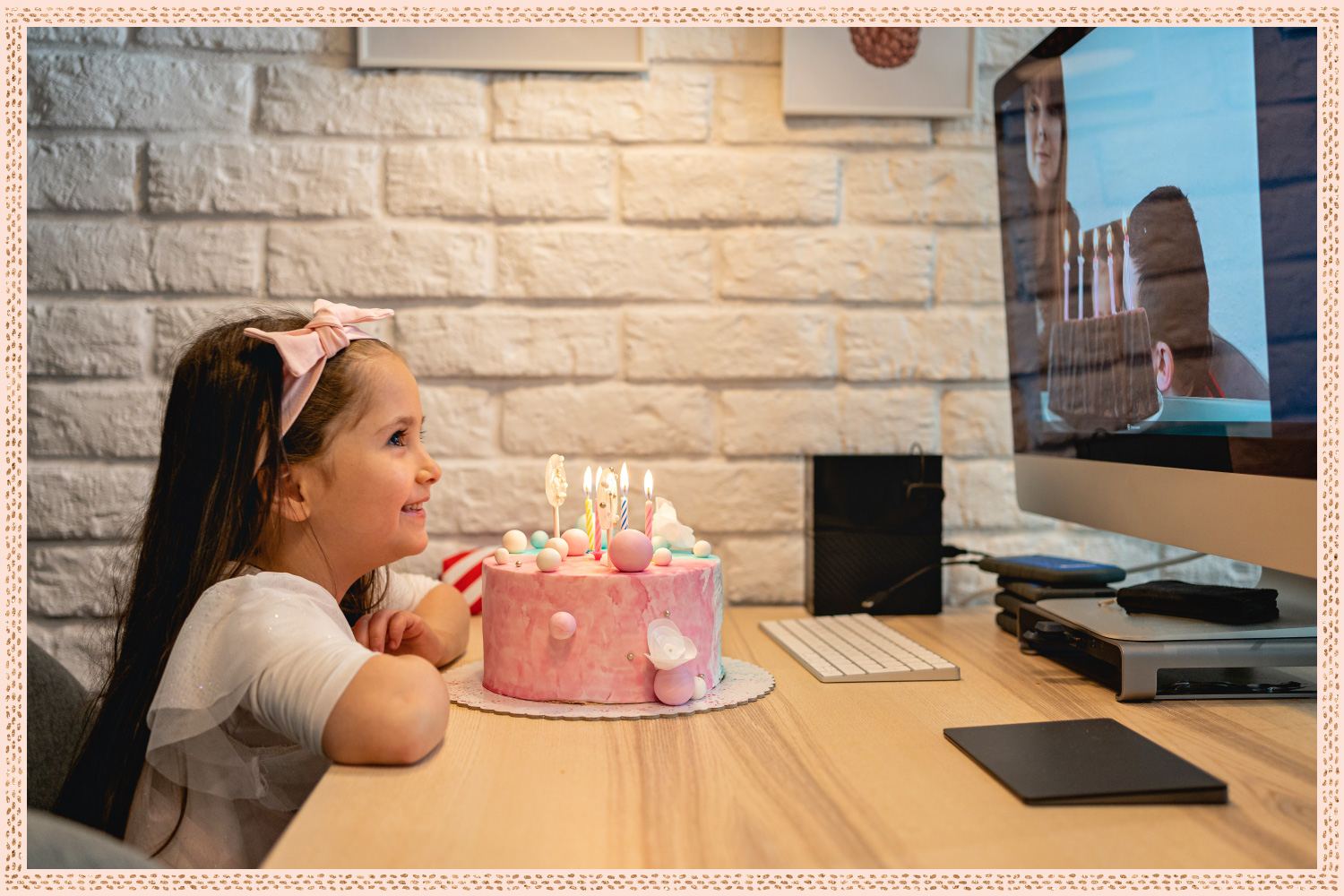 virtual birthday party for little girl