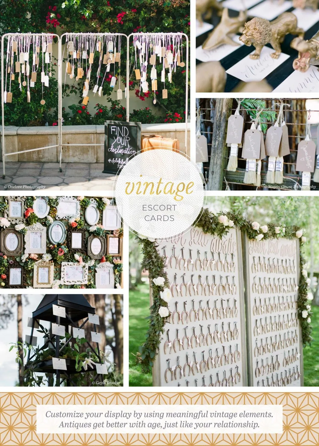 32 Unique Escort Cards to Display at Your Reception