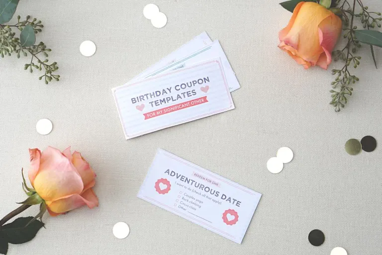 46 Printable Birthday Coupon Templates For Every Party