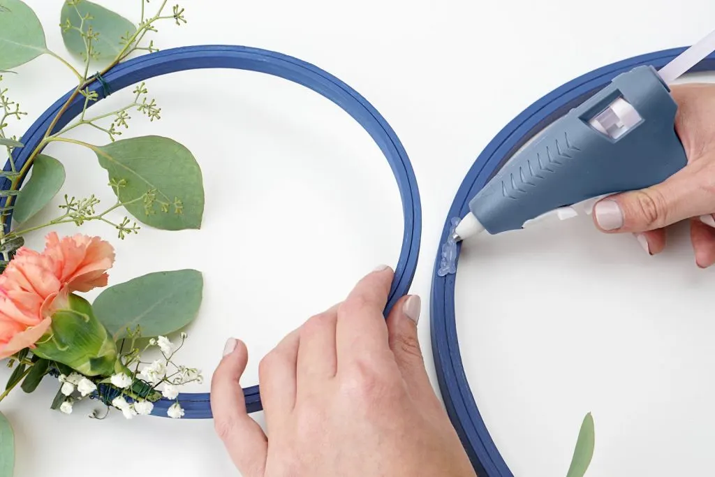 How to Make a Hoop Wreath