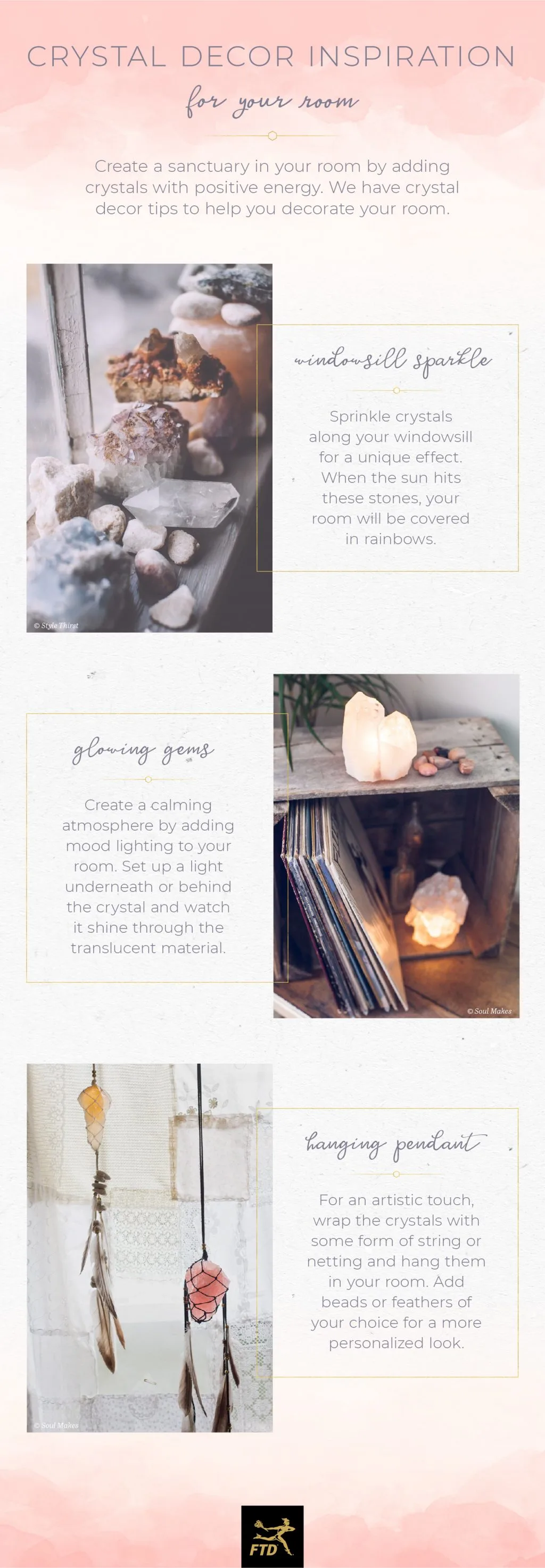 How to Incorporate Crystals Into Your Home - FTD.com