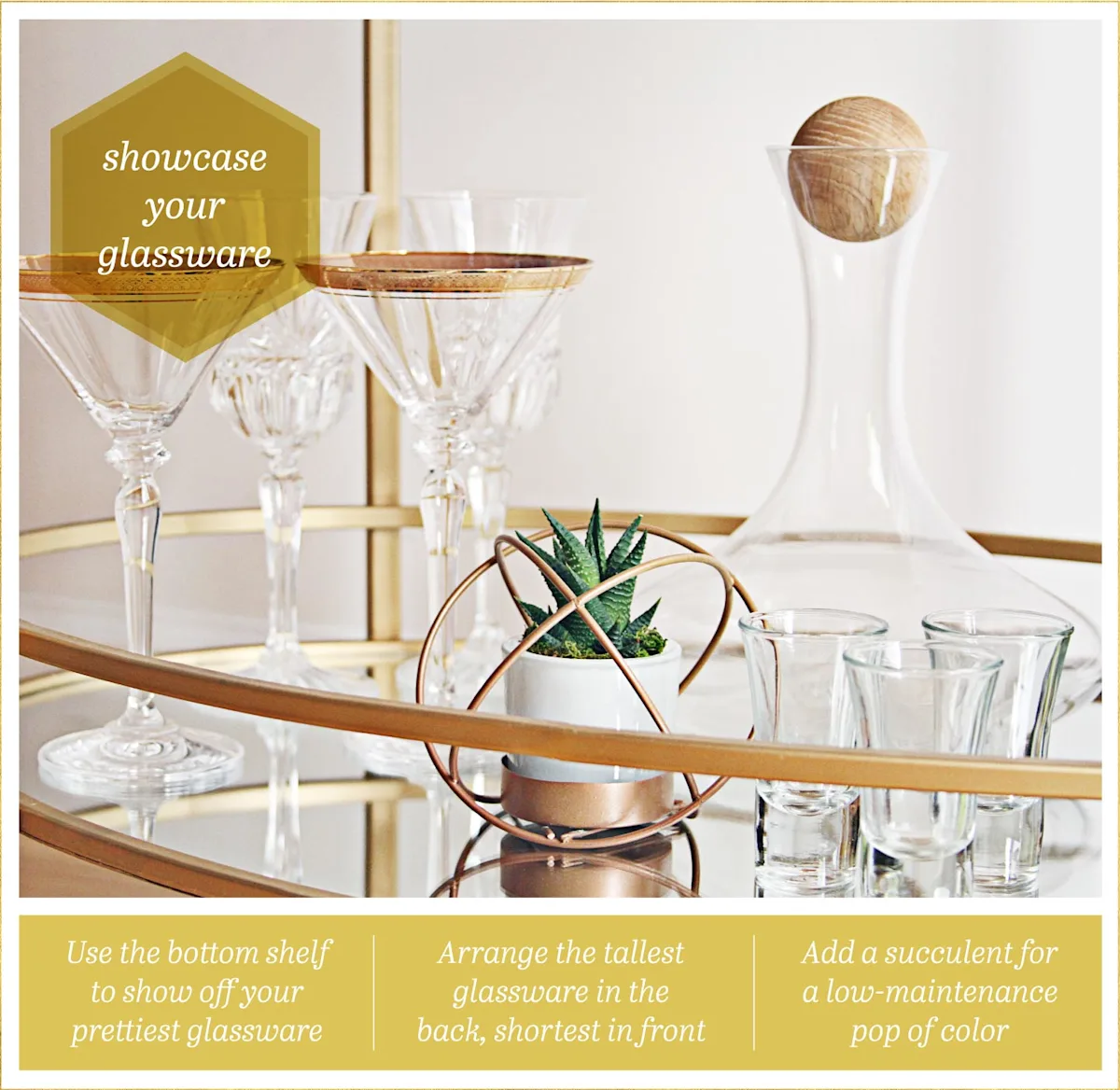 Essential Bar Cart Styling Ideas To Make Your Party Shine