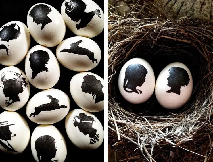 silhouette-easter-eggs