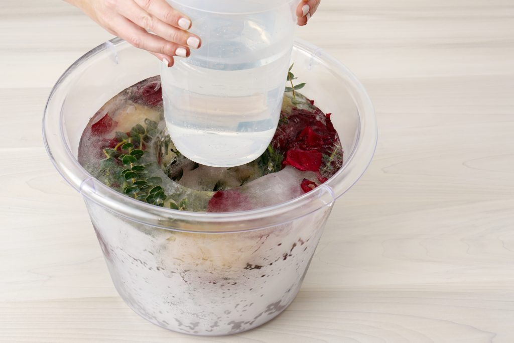 How to Make a Floral Ice Bucket